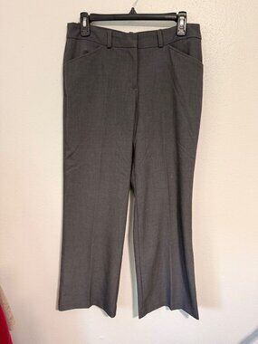 Worthington Modern Fit Gray Dress Pants Work Trousers Womans 8P